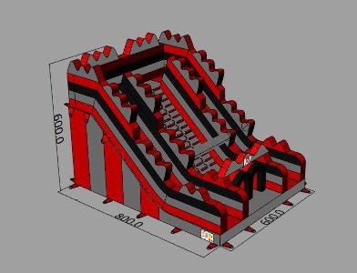 Dmuchaniec 6x8x6m nowy, nie używany